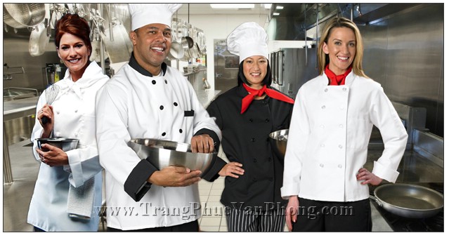 Đồng phục nhà bếp giúp nhân viên tự tin và tận tụy hơn trong công việc