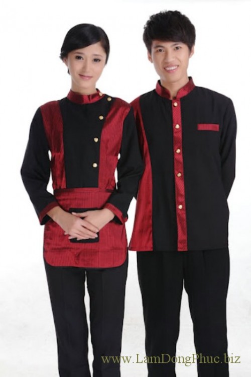 Đồng phục phục vụ nhà hàng cổ điển- PV67